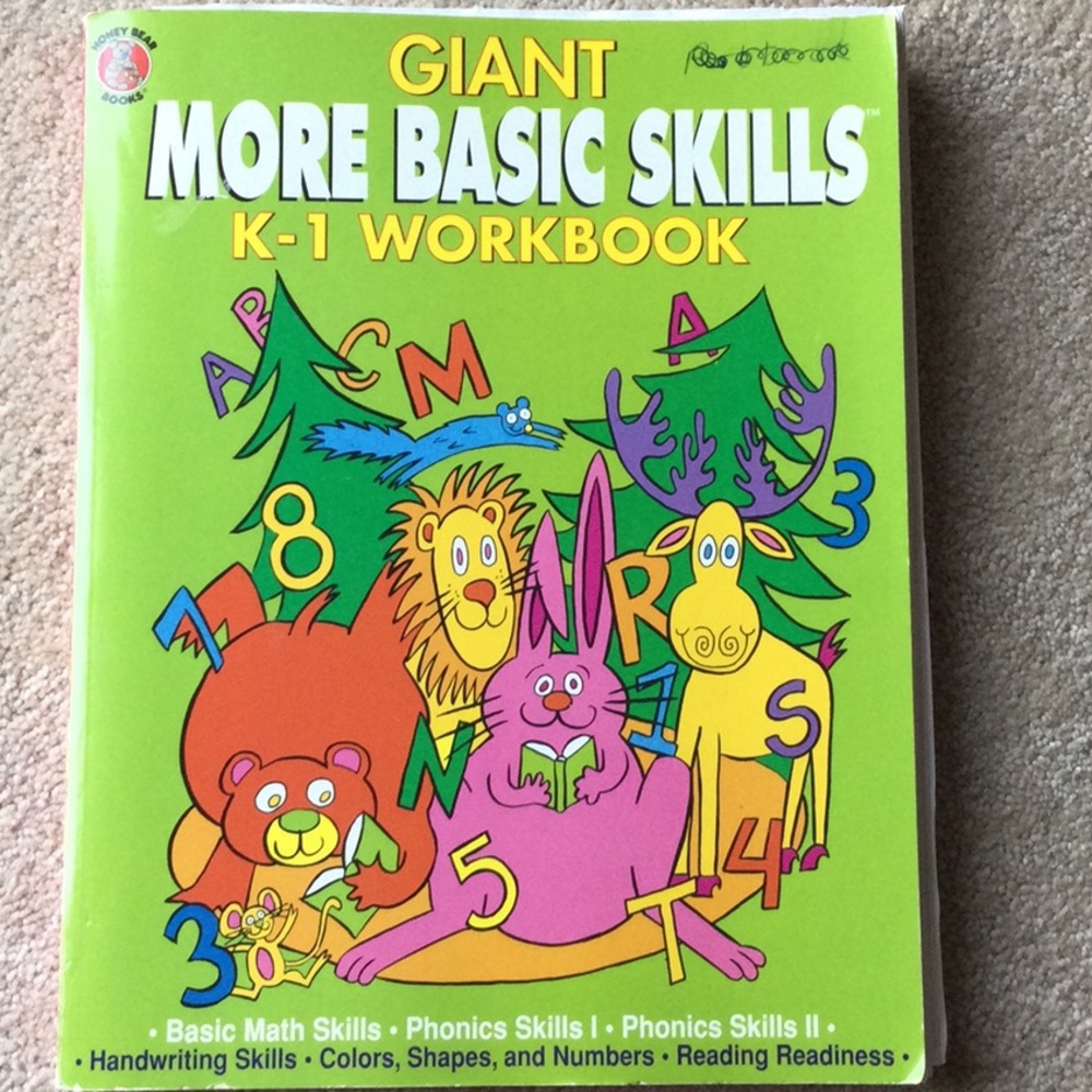 Giant More Basic Skills K-1 Workbook